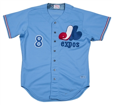 1977 Gary Carter Game Used & Signed Montreal Expos Road Jersey (JSA)